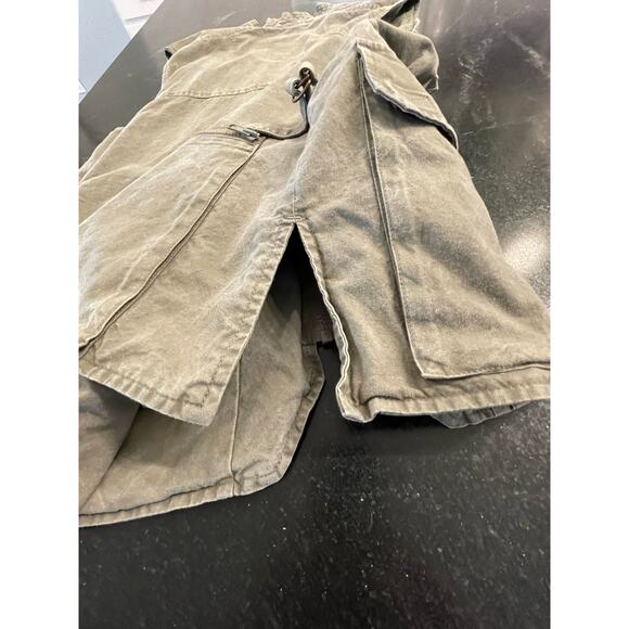 L.L. Bean women's Khaki Field Vest fishing safari photog cargo SM VTG - Picture 5 of 11